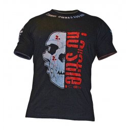 T-shirt Pit bull skull
